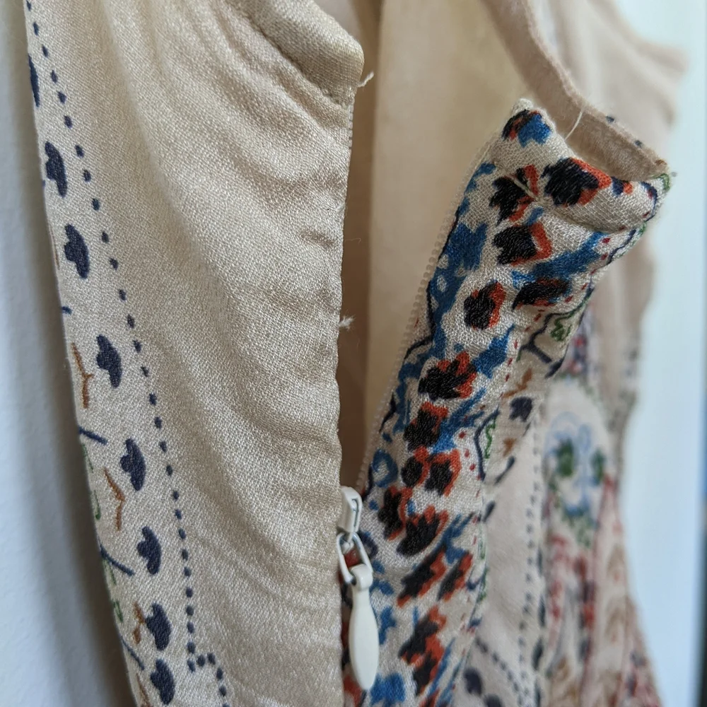 Anthropologie Silk Mes Demoiselles Maxi Dress - Picture 7 of 7